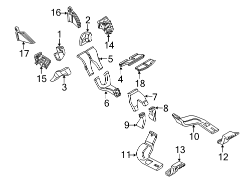 2017 Ford C-Max Ducts Diagram