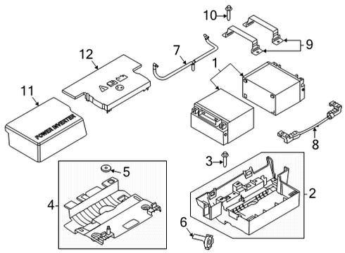 2021 Ford F-150 Cover, Upper Diagram for FL3Z-14A099-CA