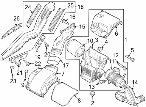 2023 Ford Bronco Air Intake Diagram
