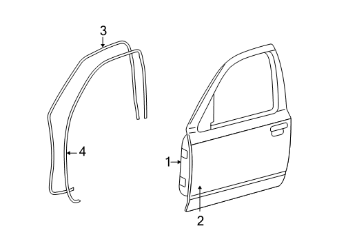 2006 Ford Crown Victoria Front Door Diagram