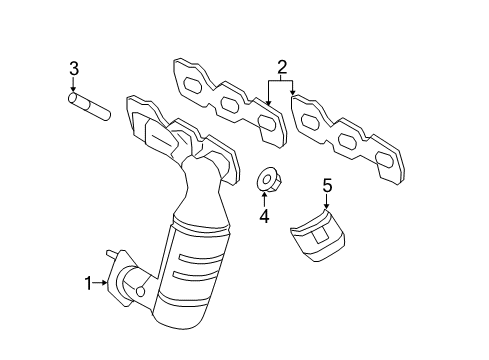 2008 Ford Escape Exhaust Manifold Diagram 3 - Thumbnail
