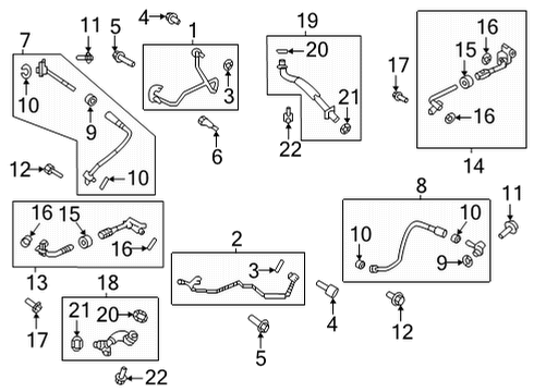 2022 Ford F-150 Hoses & Pipes Diagram