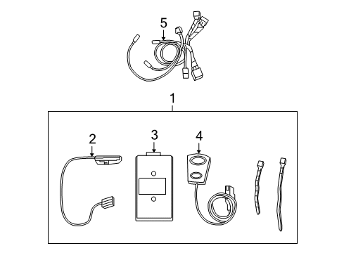 2013 Ford E-250 Communication System Components Diagram