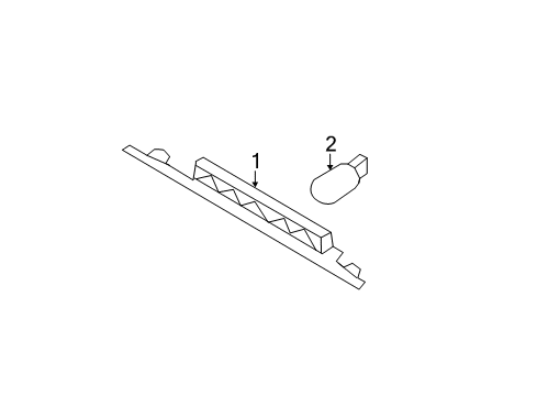 2009 Lincoln MKX Bulbs Diagram