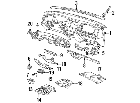 1997 Mercury Grand Marquis Switches Diagram