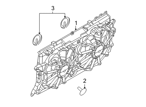 2014 Ford Expedition Cooling System, Radiator, Water Pump, Cooling Fan Diagram