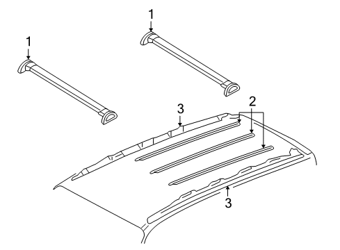 2006 Mercury Mariner Roof Rack Diagram
