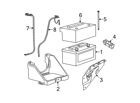 2009 Ford F-250 Super Duty Battery Diagram