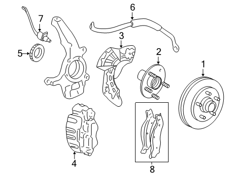 2000 Ford Expedition Anti-Lock Brakes Diagram