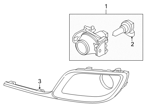 2012 Lincoln MKT Bulbs Diagram
