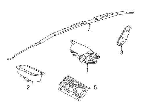 2015 Ford Focus Air Bag Components Diagram