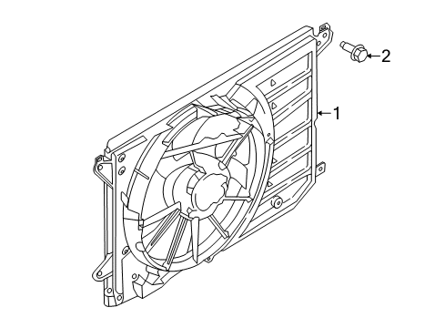 2018 Lincoln MKZ Cooling System, Radiator, Water Pump, Cooling Fan Diagram