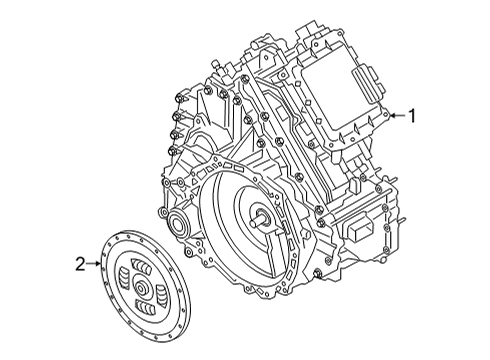 2021 Lincoln Corsair Transaxle Parts Diagram