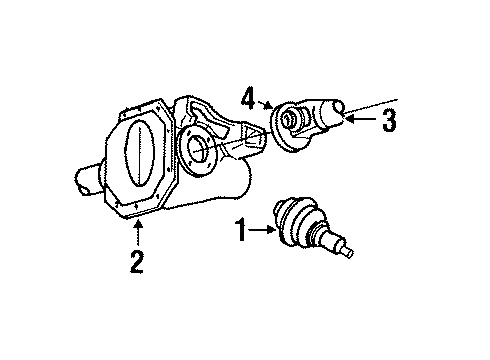 1994 Ford Aerostar Axle Seals Diagram for F39Z3254A
