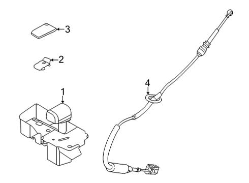2022 Ford F-150 Gear Shift Control - AT Diagram