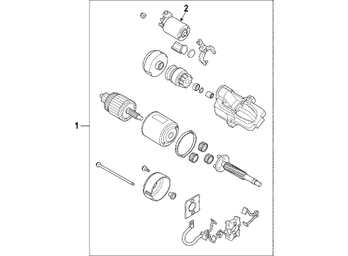 2008 Mercury Milan Starter Diagram