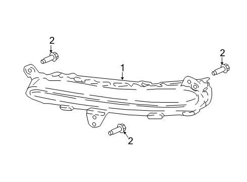 2021 Lincoln Navigator Daytime Running Lamp Components Diagram