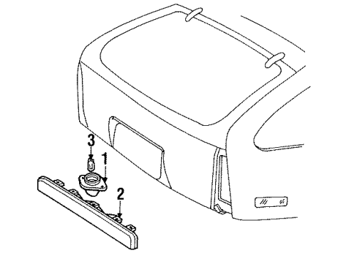 1994 Mercury Sable Bulbs Diagram 3 - Thumbnail