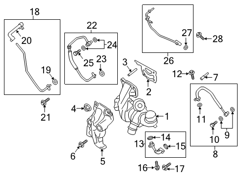 2018 Ford Fusion Turbocharger Diagram