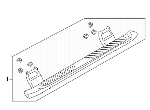 2023 Ford F-150 Running Board Diagram 5 - Thumbnail