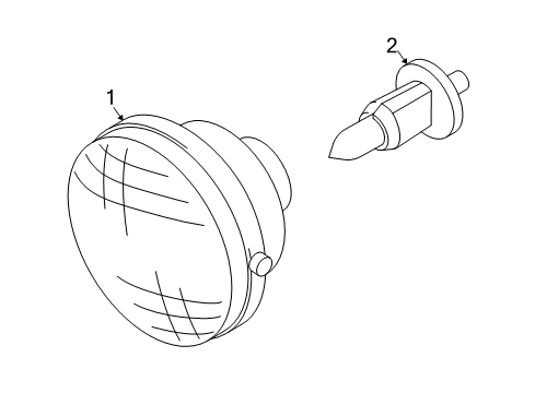 2003 Ford Focus Front Lamps - Fog Lamps Diagram