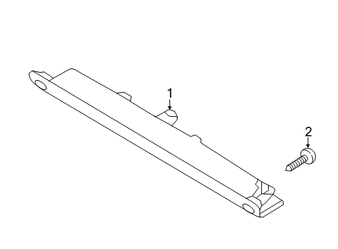2019 Ford Fiesta High Mount Lamps Diagram