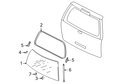 2005 Lincoln Navigator Lift Gate Diagram