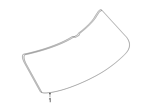 2021 Lincoln Nautilus Glass - Lift Gate Diagram