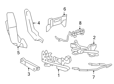 2004 Ford F-150 Tracks & Components Diagram 3 - Thumbnail