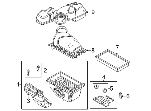 2018 Ford Police Interceptor Utility Air Intake Diagram