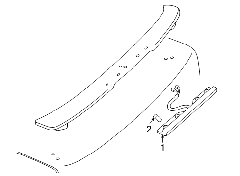2003 Ford Taurus High Mount Lamps Diagram