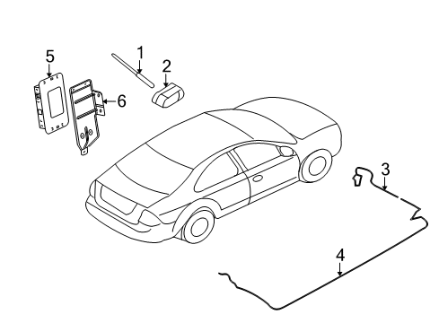 2007 Ford Fusion Antenna & Radio Diagram
