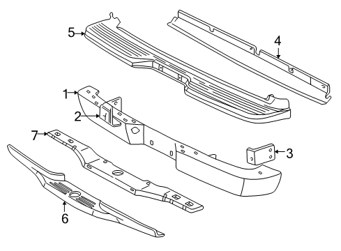 1999 Ford Explorer Rear Bumper Diagram