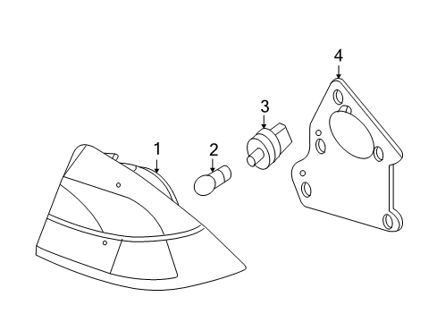 2008 Mercury Milan Combination Lamps Diagram