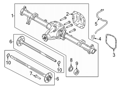 2022 Ford F-150 Rear Axle Diagram 2 - Thumbnail