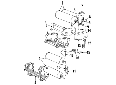 1997 Ford Crown Victoria Fuel System Components Diagram