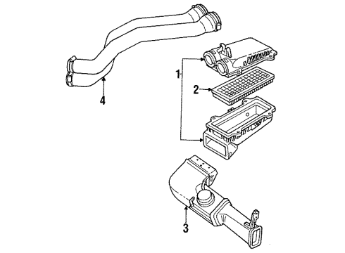 1993 Ford F-250 Filters Diagram