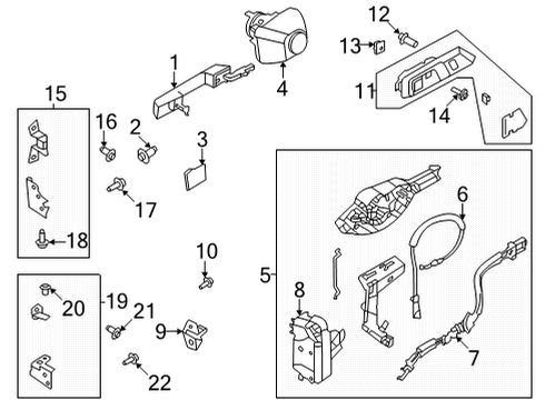 2021 Ford Bronco Front Door Diagram