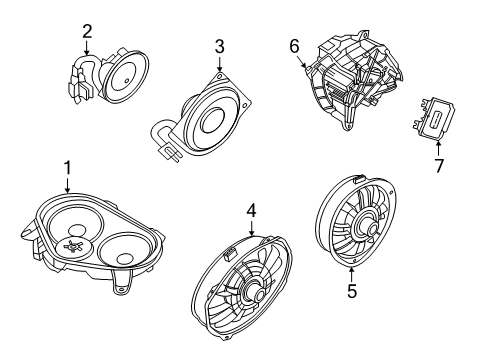 2021 Lincoln Aviator Sound System Diagram