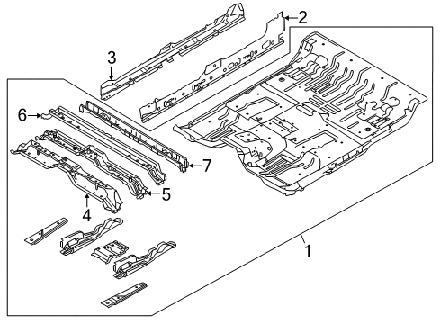 2009 Ford F-150 Floor Diagram 1 - Thumbnail
