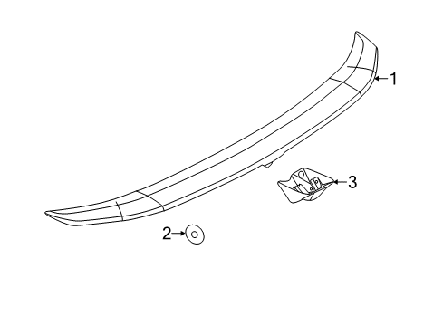 2011 Ford Taurus Rear Spoiler Diagram