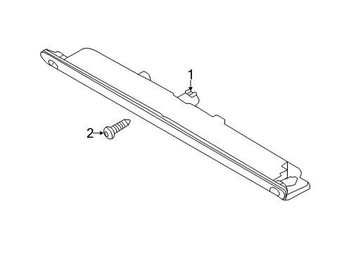 2016 Ford Focus High Mount Lamps Diagram