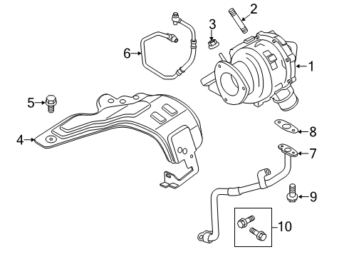 2017 Ford Transit-150 Turbocharger Diagram
