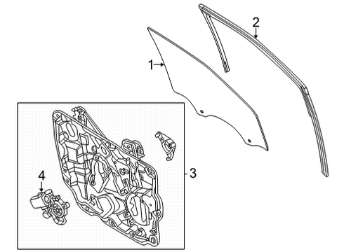 2023 Ford Maverick Front Door Diagram