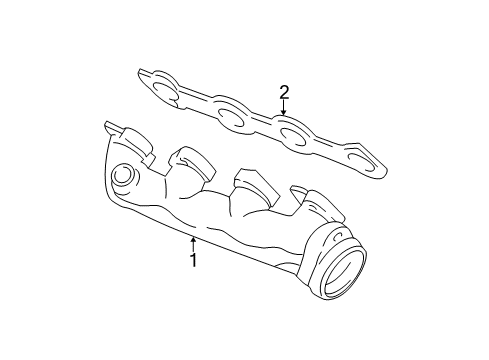 2000 Ford Expedition Exhaust Manifold Diagram
