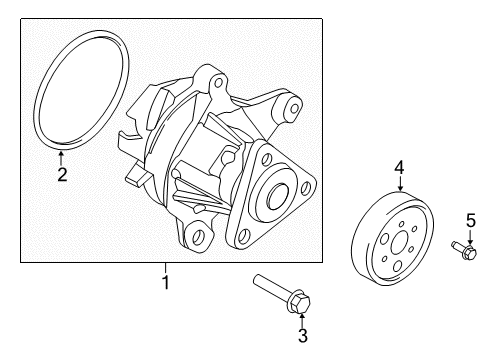 2014 Ford Fusion Water Pump Diagram