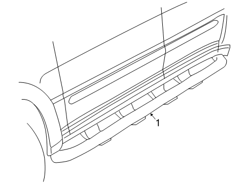 2002 Ford Explorer Sport Running Board Diagram 1 - Thumbnail