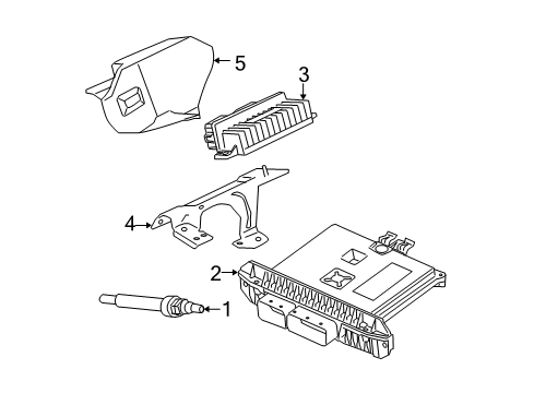 2009 Ford F-250 Super Duty Ignition System - Diesel Controls Diagram