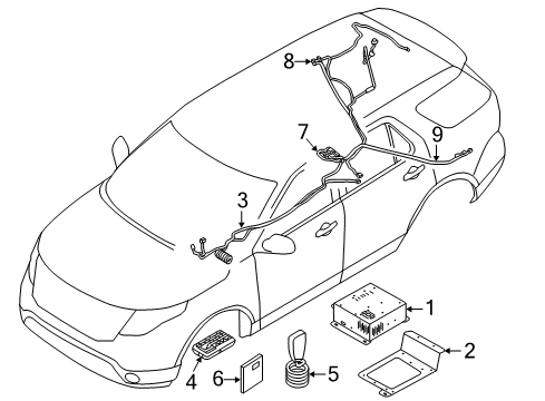 2015 Ford Police Interceptor Utility Electrical Components Diagram