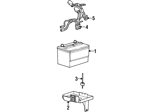 1995 Lincoln Mark VIII Battery Diagram